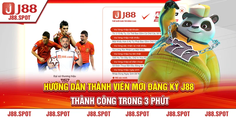 Hướng dẫn thành viên mới đăng ký J88 thành công trong 3 phút 
